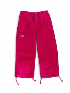 Kids Toddler Y2K UFO cargo parachute pants